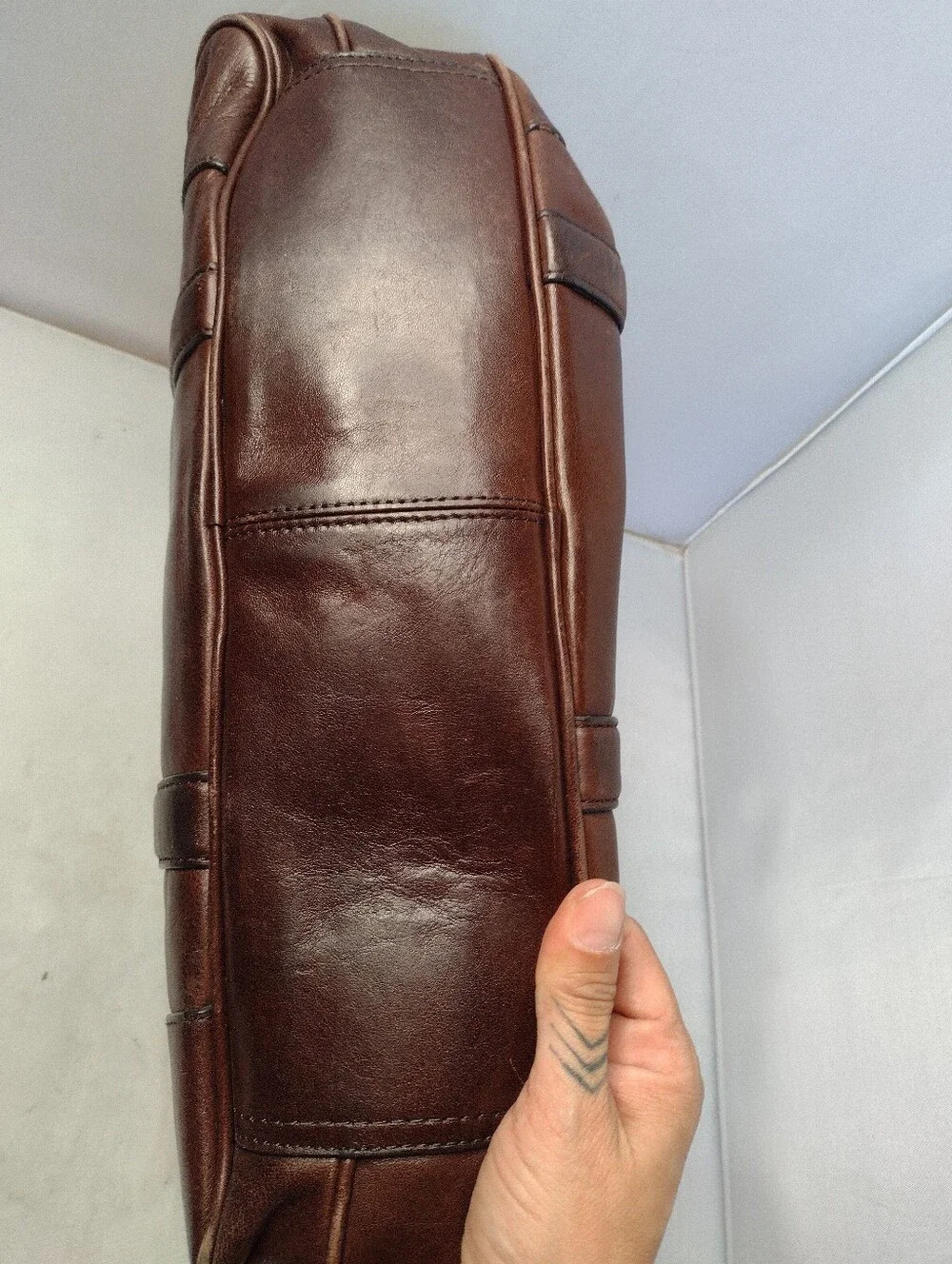 Coach 70777 Bleecker Brown Leather Commuter Briefcase Messenger Laptop Bag